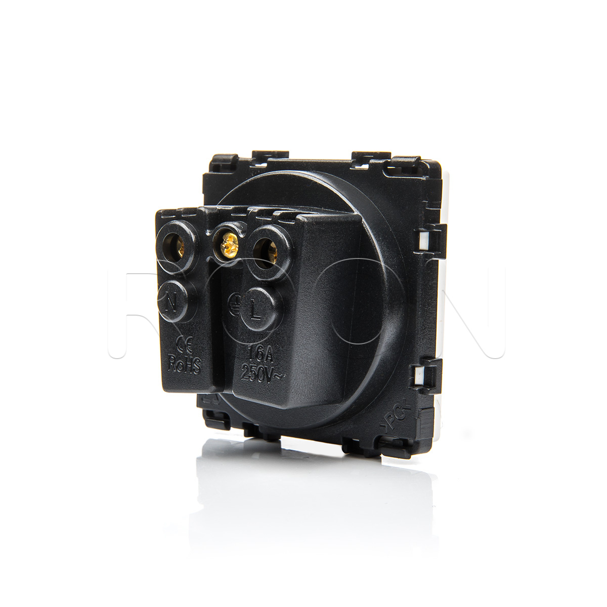 Modul - Zásuvka elektro ROON - bílá 16A